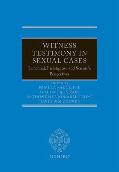 Witness Testimony in Sexual Cases