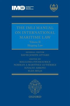 Cover IMLI MANUAL INTER MARITIME LAW VOL 2 C