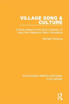 Village Song & Culture (eBook, PDF) - Pickering, Michael