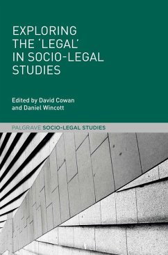 Exploring the 'Legal' in Socio-Legal Studies (eBook, PDF)