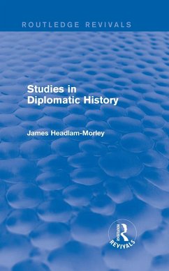 Cover Studies in Diplomatic History (eBook, PDF)