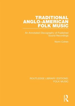 Traditional Anglo-American Folk Music (eBook, ePUB) - Cohen, Norm