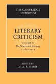 The Cambridge History of Literary Criticism