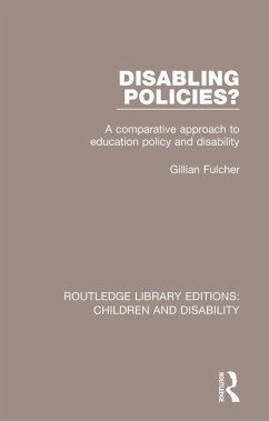 Disabling Policies? (eBook, PDF) - Fulcher, Gillian