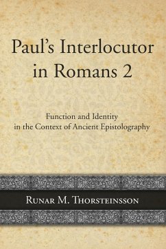 Paul's Interlocutor in Romans 2 - Thorsteinsson, Runar