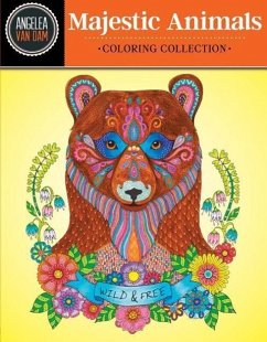 Hello Angel Majestic Animals Coloring Collection - Van Dam, Angelea