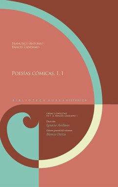 Obras completas, I Poesías cómicas, 1 (eBook, ePUB) - Bances Candamo, Francisco