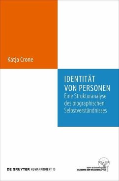 Identität von Personen (eBook, ePUB) - Crone, Katja