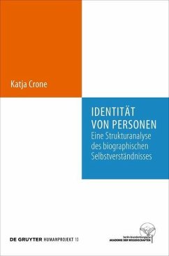 Identität von Personen (eBook, PDF) - Crone, Katja