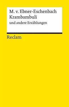 Krambambuli und andere Erzählungen (eBook, ePUB) - Ebner-Eschenbach, Marie Von