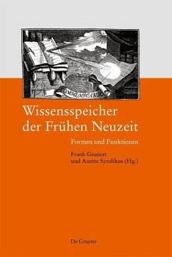 Wissensspeicher der Frühen Neuzeit (eBook, PDF)