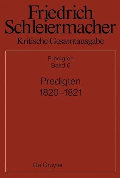 Predigten 1820-1821 (eBook, ePUB) Cover Predigten 1820-1821 (eBook, ePUB)