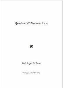 Quaderni di matematica 4 (fixed-layout eBook, ePUB) - Russo Sergio, Di