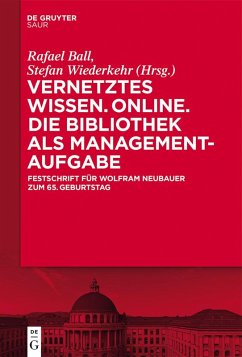 Cover Vernetztes Wissen. Online. Die Bibliothek als Managementaufgabe (eBook, ePUB)