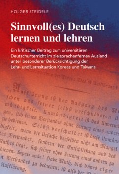 Cover Sinnvoll(es) Deutsch lernen und lehren