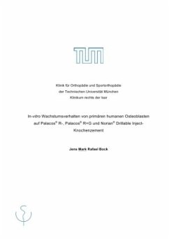 In-vitro Wachstumsverhalten von primaren humanen Osteoblasten auf Palacos® R-, Palacos® R+G und Norian® Drillable Inject - Bock, Mark