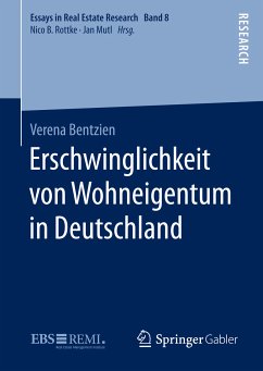 Erschwinglichkeit von Wohneigentum in Deutschland (eBook, PDF) - Bentzien, Verena