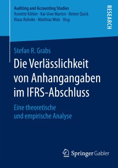 Die Verlässlichkeit von Anhangangaben im IFRS-Abschluss (eBook, PDF) - Grabs, Stefan R.