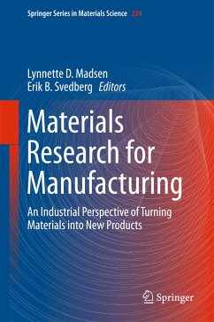 Materials Research for Manufacturing (eBook, PDF)