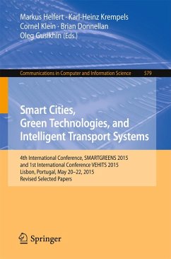 Smart Cities, Green Technologies, and Intelligent Transport Systems (eBook, PDF)