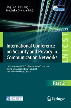 International Conference on Security and Privacy in Communication Networks (eBook, PDF)