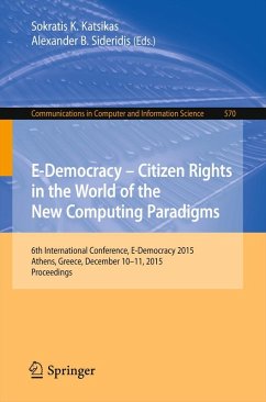 E-Democracy: Citizen Rights in the World of the New Computing Paradigms (eBook, PDF)