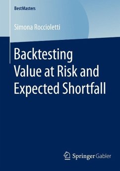 Backtesting Value at Risk and Expected Shortfall (eBook, PDF) - Roccioletti, Simona