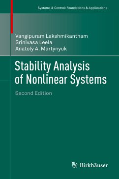 Stability Analysis of Nonlinear Systems (eBook, PDF) - Lakshmikantham, Vangipuram; Leela, Srinivasa; Martynyuk, Anatoly A.