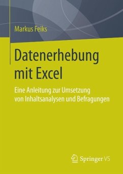 Cover Datenerhebung mit Excel (eBook, PDF)