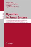 Algorithms for Sensor Systems (eBook, PDF)