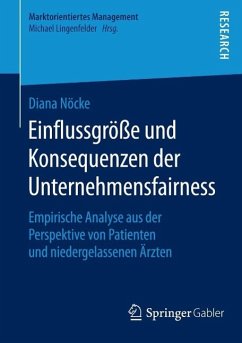 Cover Einflussgröße und Konsequenzen der Unternehmensfairness (eBook, PDF)