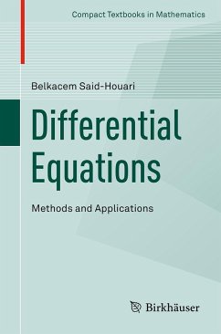 Differential Equations: Methods and Applications (eBook, PDF) - Said-Houari, Belkacem