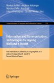 Information and Communication Technologies for Ageing Well and e-Health (eBook, PDF)