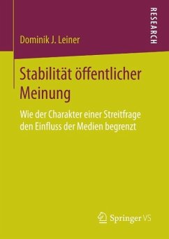 Stabilität öffentlicher Meinung (eBook, PDF) - Leiner, Dominik J.