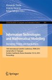 Information Technologies and Mathematical Modelling - Queueing Theory and Applications (eBook, PDF)