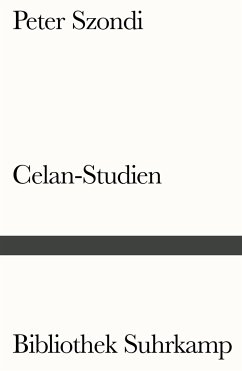Celan-Studien - Szondi, Peter