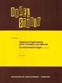 Cover Tägliches Fingertraining für E-Orgel