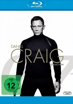 Daniel Craig Collection: James Bond - Casino Royale, James Bond - Ein Quantum Trost, James Bond - Skyfall, James Bond - Spectre BLU-RAY Box