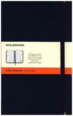 Moleskine Sapphire Blue Large Ruled Notebook Hard - MOLESKINE