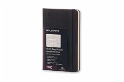 Moleskine Wochenkalender Horizontal, P/A6, Hard Cover, Schwarz 2017 - MOLESKINE