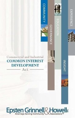 Cover 2016 Commercial & Industrial Common Interest Development Act (eBook, ePUB)