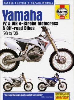 Yamaha YZ & WR 4-stroke Motocross Bikes (98 - 08) Haynes Repair Manual - Haynes Publishing