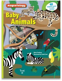 Cover Baby Animals: 45 Magnetic Pieces to Match and Play!