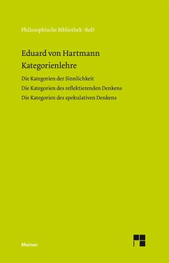 Kategorienlehre (eBook, PDF) - Hartmann, Eduard Von