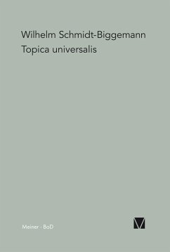 Topica Universalis (eBook, PDF) - Schmidt-Biggemann, Wilhelm