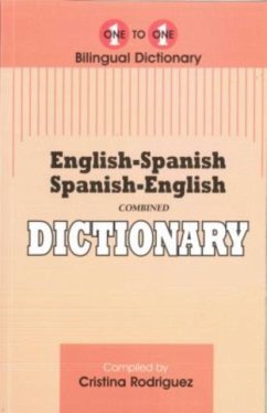 English-Spanish & Spanish-English One-to-One Dictionary Cover English-Spanish & Spanish-English One-to-One Dictionary