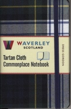 Dress Gordon: Waverley Genuine Tartan Cloth Commonplace Notebook (9cm x 14cm)