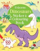 Dinosaurs Sticker and Colouring Book
