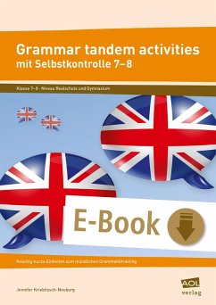 Grammar tandem activities mit Selbstkontrolle 7-8 (eBook, PDF) - Kriebitzsch-Neuburg, Jennifer