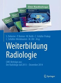 Weiterbildung Radiologie (eBook, PDF)